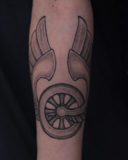 Veturinkuljettajan leima parantuneena! #tattoo #tatuointi #kinkymousetattoowallu #kinkymousetattoo #riihimäki #hyvinkää #kmthealed